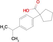 1-[4-(propan-2-yl)phenyl]cyclopentane-1-carboxylic acid