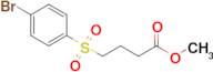 Methyl 4-(4-bromobenzenesulfonyl)butanoate