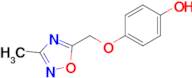 4-[(3-methyl-1,2,4-oxadiazol-5-yl)methoxy]phenol