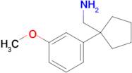 [1-(3-methoxyphenyl)cyclopentyl]methanamine