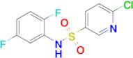 6-Chloro-N-(2,5-difluorophenyl)pyridine-3-sulfonamide