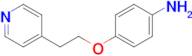 4-[2-(pyridin-4-yl)ethoxy]aniline