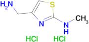 4-(Aminomethyl)-N-methyl-1,3-thiazol-2-amine dihydrochloride