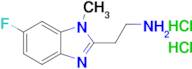 2-(6-Fluoro-1-methyl-1h-1,3-benzodiazol-2-yl)ethan-1-amine dihydrochloride