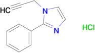 2-Phenyl-1-(prop-2-yn-1-yl)-1h-imidazole hydrochloride