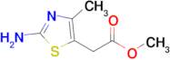 Methyl 2-(2-amino-4-methyl-1,3-thiazol-5-yl)acetate