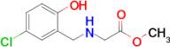 Methyl 2-{[(5-chloro-2-hydroxyphenyl)methyl]amino}acetate