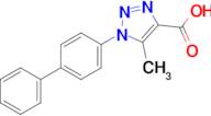 5-Methyl-1-(4-phenylphenyl)-1h-1,2,3-triazole-4-carboxylic acid