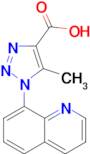 5-Methyl-1-(quinolin-8-yl)-1h-1,2,3-triazole-4-carboxylic acid