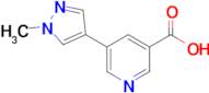 5-(1-Methyl-1h-pyrazol-4-yl)pyridine-3-carboxylic acid
