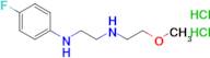 {2-[(4-fluorophenyl)amino]ethyl}(2-methoxyethyl)amine dihydrochloride