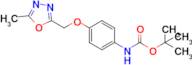 Tert-butyl n-{4-[(5-methyl-1,3,4-oxadiazol-2-yl)methoxy]phenyl}carbamate