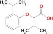 3-Methyl-2-[2-(propan-2-yl)phenoxy]butanoic acid