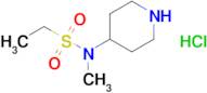 n-Methyl-N-(piperidin-4-yl)ethane-1-sulfonamide hydrochloride