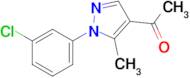 1-[1-(3-chlorophenyl)-5-methyl-1h-pyrazol-4-yl]ethan-1-one
