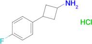 3-(4-Fluorophenyl)cyclobutan-1-amine hydrochloride