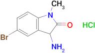 3-Amino-5-bromo-1-methyl-2,3-dihydro-1h-indol-2-one hydrochloride