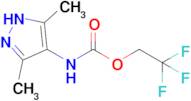 2,2,2-Trifluoroethyl n-(3,5-dimethyl-1h-pyrazol-4-yl)carbamate