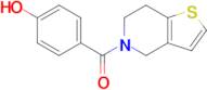 4-{4h,5h,6h,7h-thieno[3,2-c]pyridine-5-carbonyl}phenol