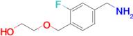 2-{[4-(aminomethyl)-2-fluorophenyl]methoxy}ethan-1-ol