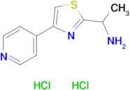 1-[4-(pyridin-4-yl)-1,3-thiazol-2-yl]ethan-1-amine dihydrochloride