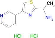 1-[4-(pyridin-3-yl)-1,3-thiazol-2-yl]ethan-1-amine dihydrochloride