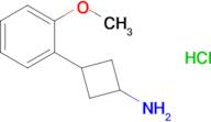 3-(2-Methoxyphenyl)cyclobutan-1-amine hydrochloride