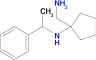 1-(Aminomethyl)-N-(1-phenylethyl)cyclopentan-1-amine