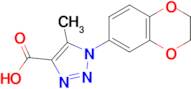 1-(2,3-Dihydro-1,4-benzodioxin-6-yl)-5-methyl-1h-1,2,3-triazole-4-carboxylic acid