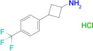 3-[4-(trifluoromethyl)phenyl]cyclobutan-1-amine hydrochloride