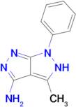 4-methyl-6-phenyl-5H,6H-pyrazolo[3,4-c][1,2]diazol-3-amine