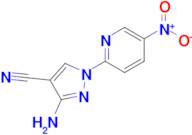 3-Amino-1-(5-nitropyridin-2-yl)-1h-pyrazole-4-carbonitrile