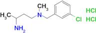 (3-Aminobutyl)[(3-chlorophenyl)methyl]methylamine dihydrochloride