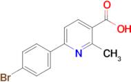 6-(4-Bromophenyl)-2-methylpyridine-3-carboxylic acid
