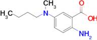 2-Amino-5-[butyl(methyl)amino]benzoic acid