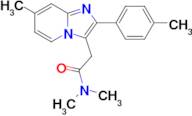 n,n-Dimethyl-2-[7-methyl-2-(4-methylphenyl)imidazo[1,2-a]pyridin-3-yl]acetamide
