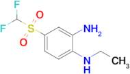 4-Difluoromethanesulfonyl-1-N-ethylbenzene-1,2-diamine