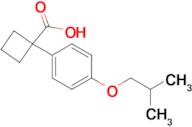 1-[4-(2-methylpropoxy)phenyl]cyclobutane-1-carboxylic acid