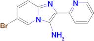 6-Bromo-2-(pyridin-2-yl)imidazo[1,2-a]pyridin-3-amine