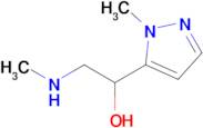 1-(1-Methyl-1h-pyrazol-5-yl)-2-(methylamino)ethan-1-ol