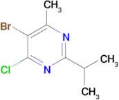 5-Bromo-4-chloro-2-isopropyl-6-methylpyrimidine