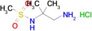 n-(1-Amino-2-methylpropan-2-yl)methanesulfonamide hydrochloride