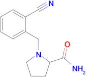 1-[(2-cyanophenyl)methyl]pyrrolidine-2-carboxamide