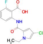 2-(4-Chloro-1-ethyl-1h-pyrrole-2-amido)-6-fluorobenzoic acid