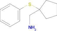 [1-(phenylsulfanyl)cyclopentyl]methanamine