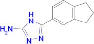 5-(2,3-dihydro-1H-inden-5-yl)-4H-1,2,4-triazol-3-amine