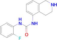 3-(2-Fluorophenyl)-1-(1,2,3,4-tetrahydroisoquinolin-5-yl)urea