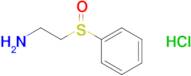 2-(Benzenesulfinyl)ethan-1-amine hydrochloride