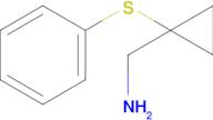 [1-(phenylsulfanyl)cyclopropyl]methanamine