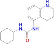 3-Cyclohexyl-1-(1,2,3,4-tetrahydroquinolin-5-yl)urea